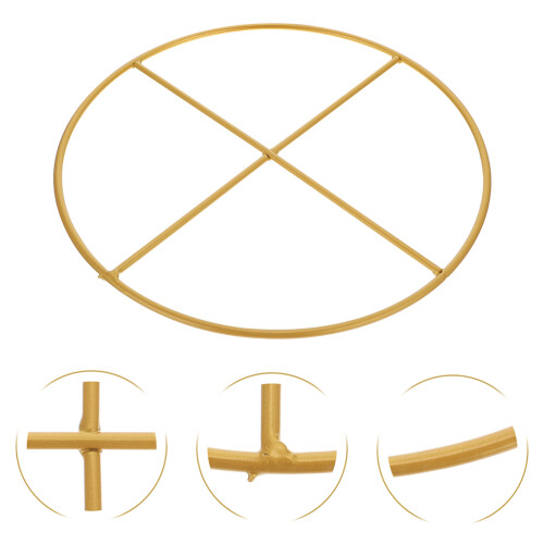 2 Goldfarbene Ringmaterial Ringe Für Basteln Diy 2
