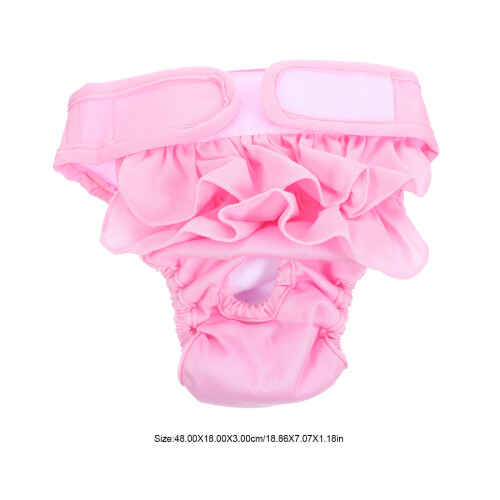 Dog Hygienehose Rosa Absorbierendes Material 1 Set 1