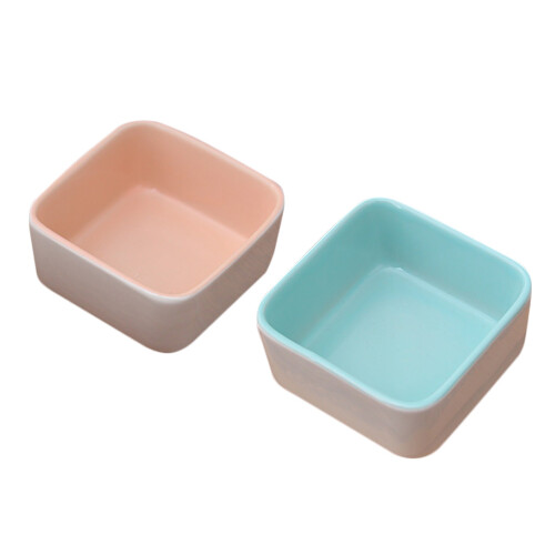 2Stk. Hamster Futter Futter Haustier Keramik
