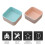 2Stk. Hamster Futter Futter Haustier Keramik 4