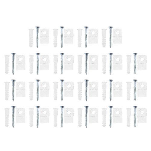 22Sets Glasbevestigingsclips Voor Met Stevige Constructie
