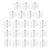 22Sets Glasbevestigingsclips Voor Met Stevige Constructie 4