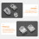 22Sets Glasbevestigingsclips Voor Met Stevige Constructie 10