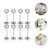 Worgeous 8 Teile Poster Halter Organizer Sternförmig Desktop 8