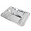 Raindrops Kinder -Tabletts Portionierungs-Teller Schmutzresistent 4