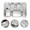 Raindrops Kinder -Tabletts Portionierungs-Teller Schmutzresistent 5