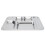 Raindrops Kinder -Tabletts Portionierungs-Teller Schmutzresistent 6
