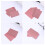 Raindrops 50 Visitenkarten Gravur Blanko Büro Roségold 9