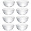 8Stk Bozai Kuchen Schale Schönheits Schale Glas 1