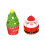 2Stück Weihnachtskuchen Modellier Baumwolltuch Waschlappen Geschenk 1