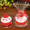 2Stück Weihnachtskuchen Modellier Baumwolltuch Waschlappen Geschenk 10
