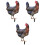 3Stück Huhn Garten Schild Outdoor 5