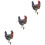 3Stück Huhn Garten Schild Outdoor 7