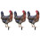 3Stück Huhn Garten Schild Outdoor 6
