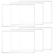6Stk. Acrylplatten Für Bastelprojekte DIY-