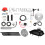 1Ensemble Kit 2 Temps Réservoir Essence Aluminium Argenté 10