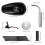 1Ensemble Kit 2 Temps Réservoir Essence Aluminium Argenté 2