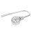 Curtain Drapery Tieback Silber U-Form Rostfrei 1 5