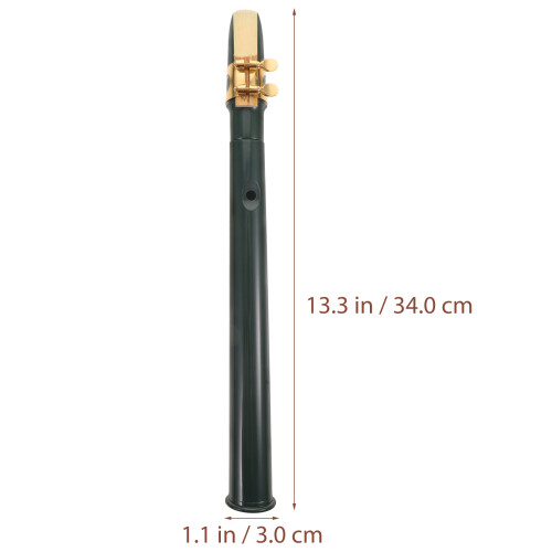 Saxophone De Poche Mini Vert Durable ABS Bois Pour Débutants 2