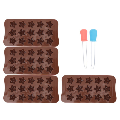 1 Set Schokoladenform Silikon Backwerkzeug 2