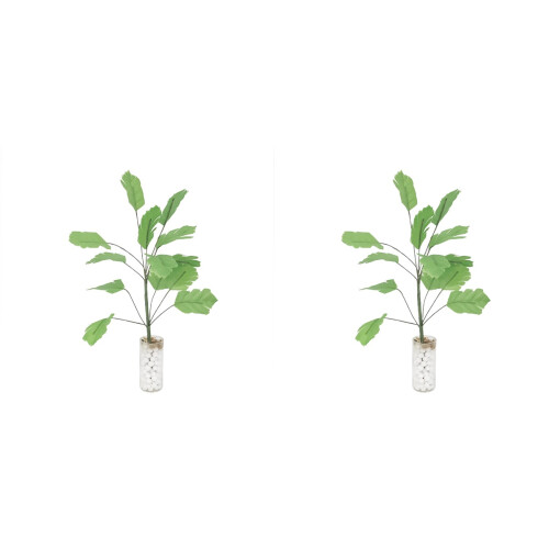 2Stk Bananenbaum Topfpflanze Modell 15x4Cm 1
