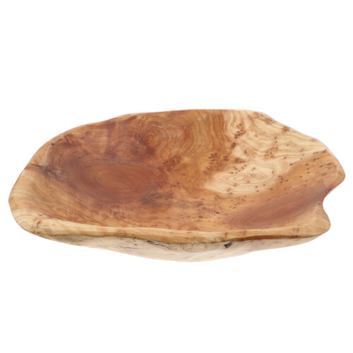 Raindrops Dekorschale Holz Hellbraun 1 Set