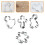 1 Set Keksform Hase Ausstecher 6