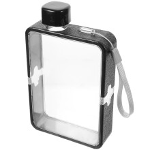 Flat Water Kettle Wiederverwendbare Trinkflasche Tragbar