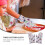 2Stk Mikrowellenhandschuhe Aus Mattem Polyester 8