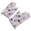 2Stk Mikrowellenhandschuhe Aus Mattem Polyester 5