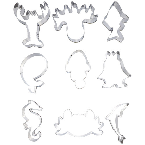 9Teile Keks Ausstechformen 3D Set