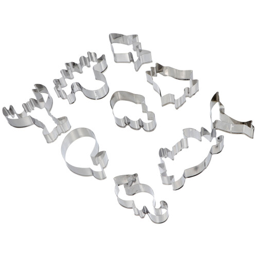 9Teile Keks Ausstechformen 3D Set 2