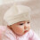 Beret Für Kleinkindmädchen, Baskenmütze Beige, 1 6