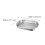 Double Ears Plate Backform Silber Ofengeeignet 1 Satz 2