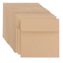 100St Kleine Kaarten Enveloppen Kraftpapier Voor Sleutels En Bestanden