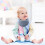 4Stk. Baby Dreieckstuch Baumwolle 5
