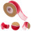 Polyester Band Blumenband Rot Eine Rolle 4