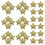 Star Cloth Applikation Sternen Patch Gold 100 4