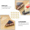 50Stk Kuchenboxen Transparente Mousse Verpackungsbox Gold 8