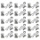 40 Sets Metrische Aus 4