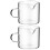 2 Stk. Milchkrug Wassertrinkglas Kaffeetasse 1