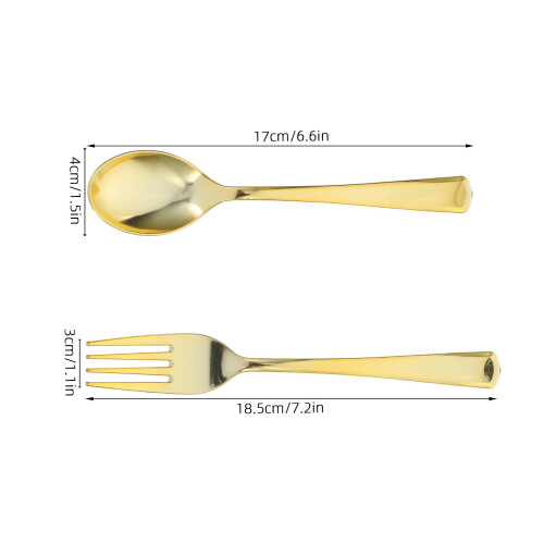 120 Gold Besteck Silberware 2