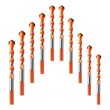 10 Fliesen Bohrer Lochöffner Spiralbohrer Orange