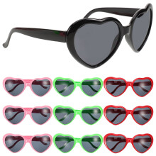 10 Herzform Brille Bonbonfarben Dekorative Brillen