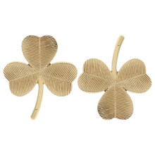 2 Messing Shamrock Schubladenknöpfe Schrankgriffgriffe