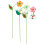 3St Metall Blumenhalter Eisen Erdspieß 4