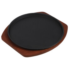 1 Set Steakplatte Mit Holzunterlage