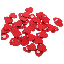 50 Stk. Glitzer-Aufkleber Etikett Valentinstag Dekoration