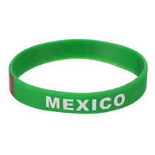 6 Sport National Armband Silikon Grün Symbolische Unterstützung