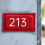 Hausnummern Schild Weiß 10 7